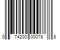 Barcode Image for UPC code 074200000788