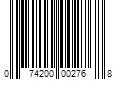 Barcode Image for UPC code 074200002768