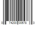 Barcode Image for UPC code 074200005783