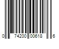 Barcode Image for UPC code 074200006186