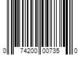 Barcode Image for UPC code 074200007350