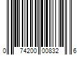 Barcode Image for UPC code 074200008326