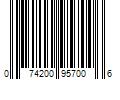 Barcode Image for UPC code 074200957006