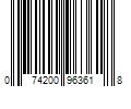 Barcode Image for UPC code 074200963618