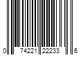 Barcode Image for UPC code 074221222336