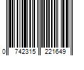 Barcode Image for UPC code 0742315221649