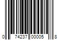 Barcode Image for UPC code 074237000058