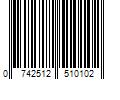 Barcode Image for UPC code 0742512510102