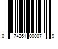 Barcode Image for UPC code 074261000079