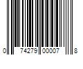 Barcode Image for UPC code 074279000078