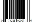 Barcode Image for UPC code 074288000076