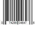 Barcode Image for UPC code 074299046476