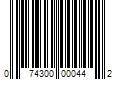 Barcode Image for UPC code 074300000442