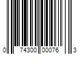 Barcode Image for UPC code 074300000763