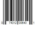 Barcode Image for UPC code 074312006401