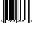 Barcode Image for UPC code 074312438325