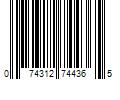 Barcode Image for UPC code 074312744365