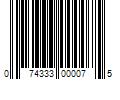 Barcode Image for UPC code 074333000075