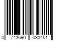 Barcode Image for UPC code 0743690030451