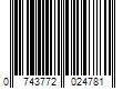 Barcode Image for UPC code 0743772024781