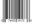 Barcode Image for UPC code 074400191736