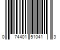 Barcode Image for UPC code 074401510413