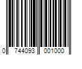 Barcode Image for UPC code 0744093001000