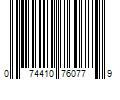 Barcode Image for UPC code 074410760779