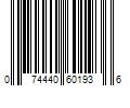 Barcode Image for UPC code 074440601936