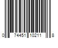 Barcode Image for UPC code 074451102118