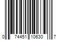 Barcode Image for UPC code 074451106307