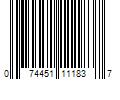 Barcode Image for UPC code 074451111837