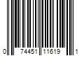 Barcode Image for UPC code 074451116191