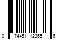 Barcode Image for UPC code 074451123656