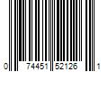 Barcode Image for UPC code 074451521261