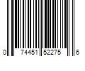 Barcode Image for UPC code 074451522756