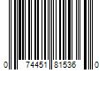 Barcode Image for UPC code 074451815360