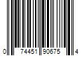 Barcode Image for UPC code 074451906754