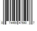 Barcode Image for UPC code 074469475907