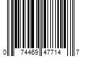 Barcode Image for UPC code 074469477147