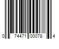 Barcode Image for UPC code 074471000784