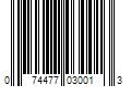 Barcode Image for UPC code 074477030013