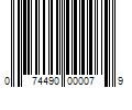 Barcode Image for UPC code 074490000079