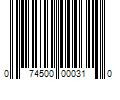 Barcode Image for UPC code 074500000310