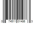 Barcode Image for UPC code 074511014863