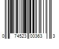 Barcode Image for UPC code 074523003633