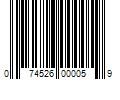 Barcode Image for UPC code 074526000059