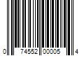 Barcode Image for UPC code 074552000054