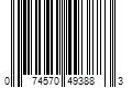 Barcode Image for UPC code 074570493883