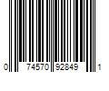 Barcode Image for UPC code 074570928491